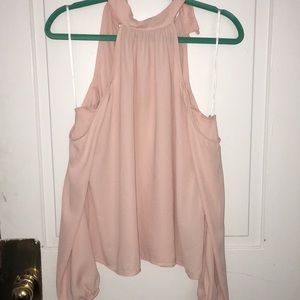 Blush pink blouse from Forever 21